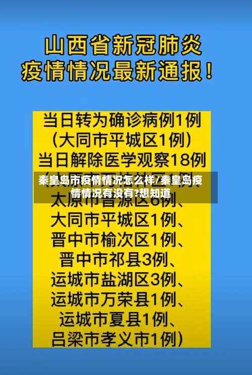 秦皇岛市疫情情况怎么样/秦皇岛疫情情况有没有?想知道-第1张图片