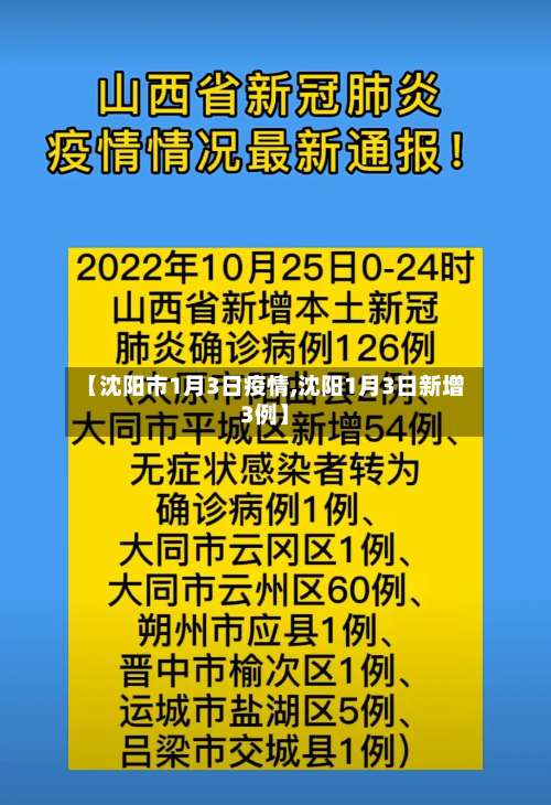 【沈阳市1月3日疫情,沈阳1月3日新增3例】-第2张图片
