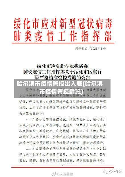 哈尔滨市疫情管控出入表(哈尔滨市疫情管控措施)-第1张图片