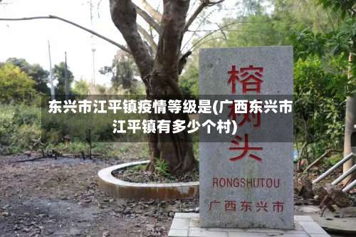 东兴市江平镇疫情等级是(广西东兴市江平镇有多少个村)-第1张图片