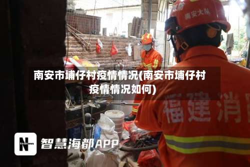 南安市埔仔村疫情情况(南安市埔仔村疫情情况如何)-第1张图片