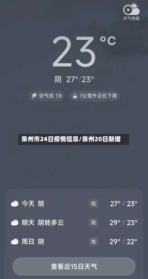 泉州市24日疫情信息/泉州20日新增-第3张图片