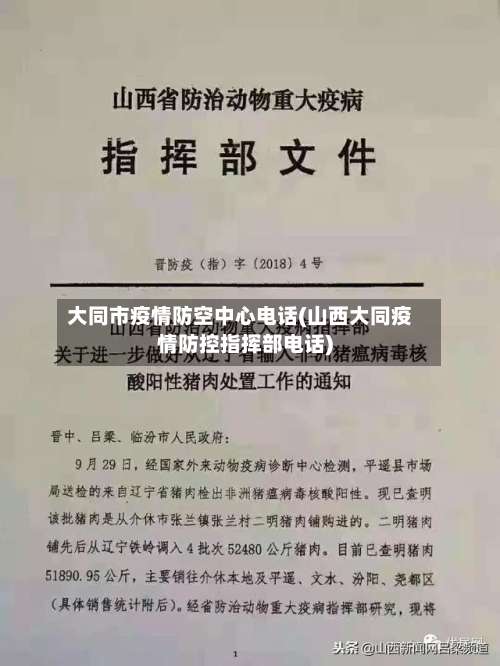 大同市疫情防空中心电话(山西大同疫情防控指挥部电话)-第1张图片