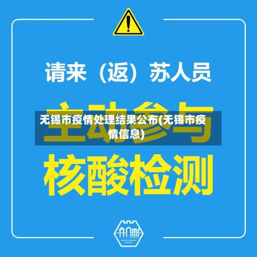 无锡市疫情处理结果公布(无锡市疫情信息)-第1张图片
