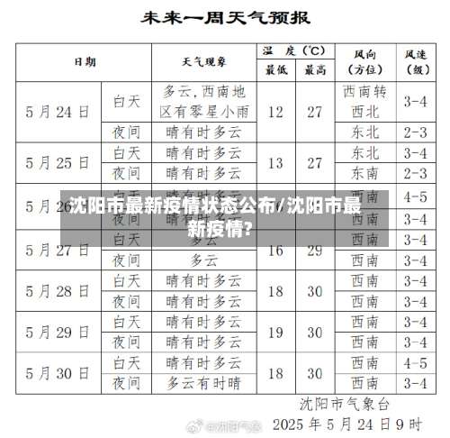 沈阳市最新疫情状态公布/沈阳市最新疫情?-第1张图片