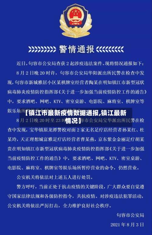 【镇江市最新疫情数据通报,镇江最新情况】-第1张图片