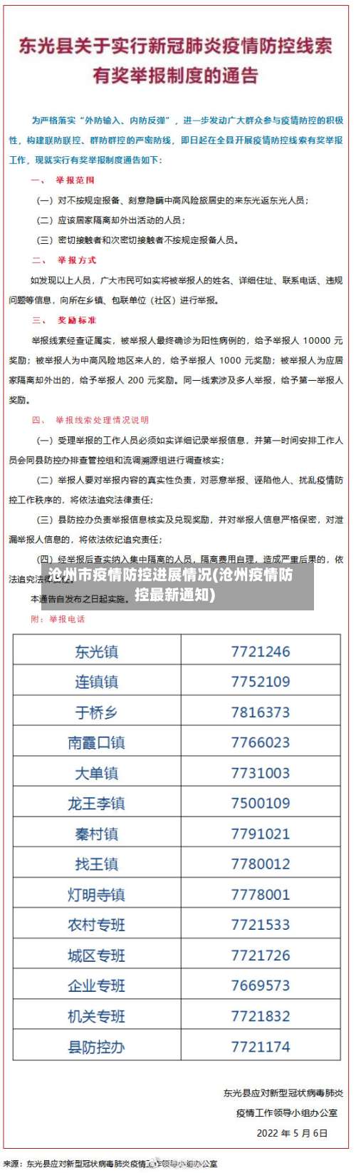 沧州市疫情防控进展情况(沧州疫情防控最新通知)-第1张图片