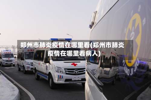 郑州市肺炎疫情在哪里看(郑州市肺炎疫情在哪里看病人)-第1张图片