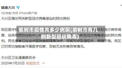 榆树市疫情共多少例啊(榆树市有几例新型冠状病毒)-第1张图片